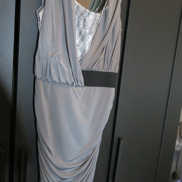 Silver Party Dress - Picture 5 of 8